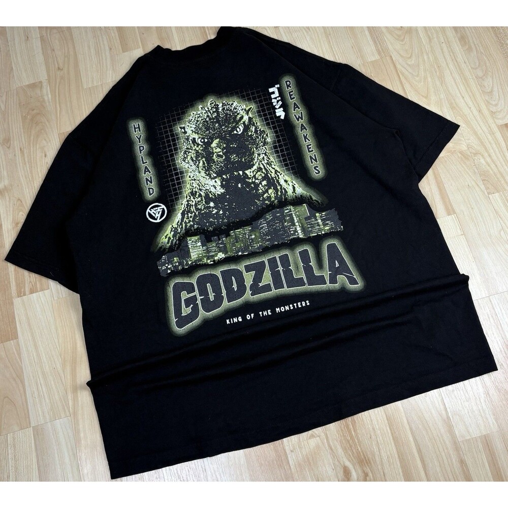 Men’s Godzilla Big Graphic T-Shirt / Black / Size XL